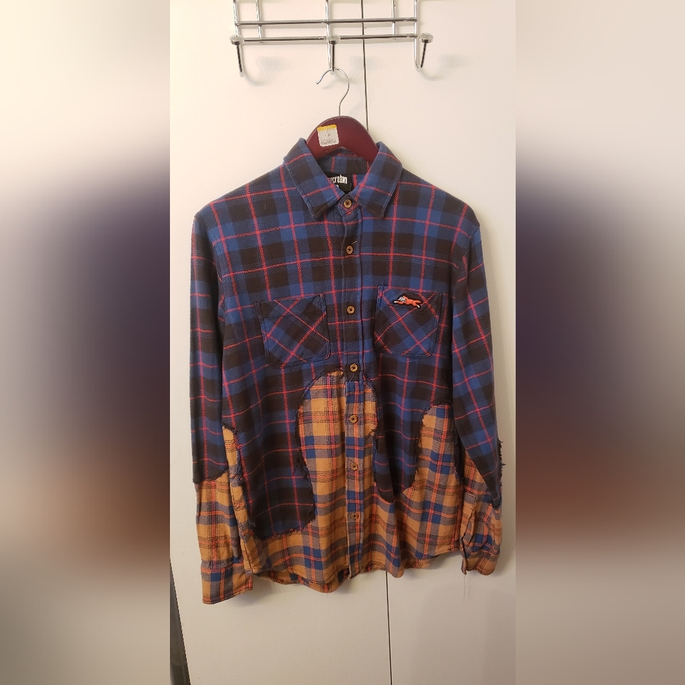 VTG Flannel Icecream Drip SZ small